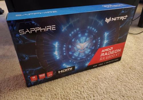 Sapphire Nitro+ Radeon RX 6800 XT 16GB 256-Bit GDDR6 Gaming Graphics Card
